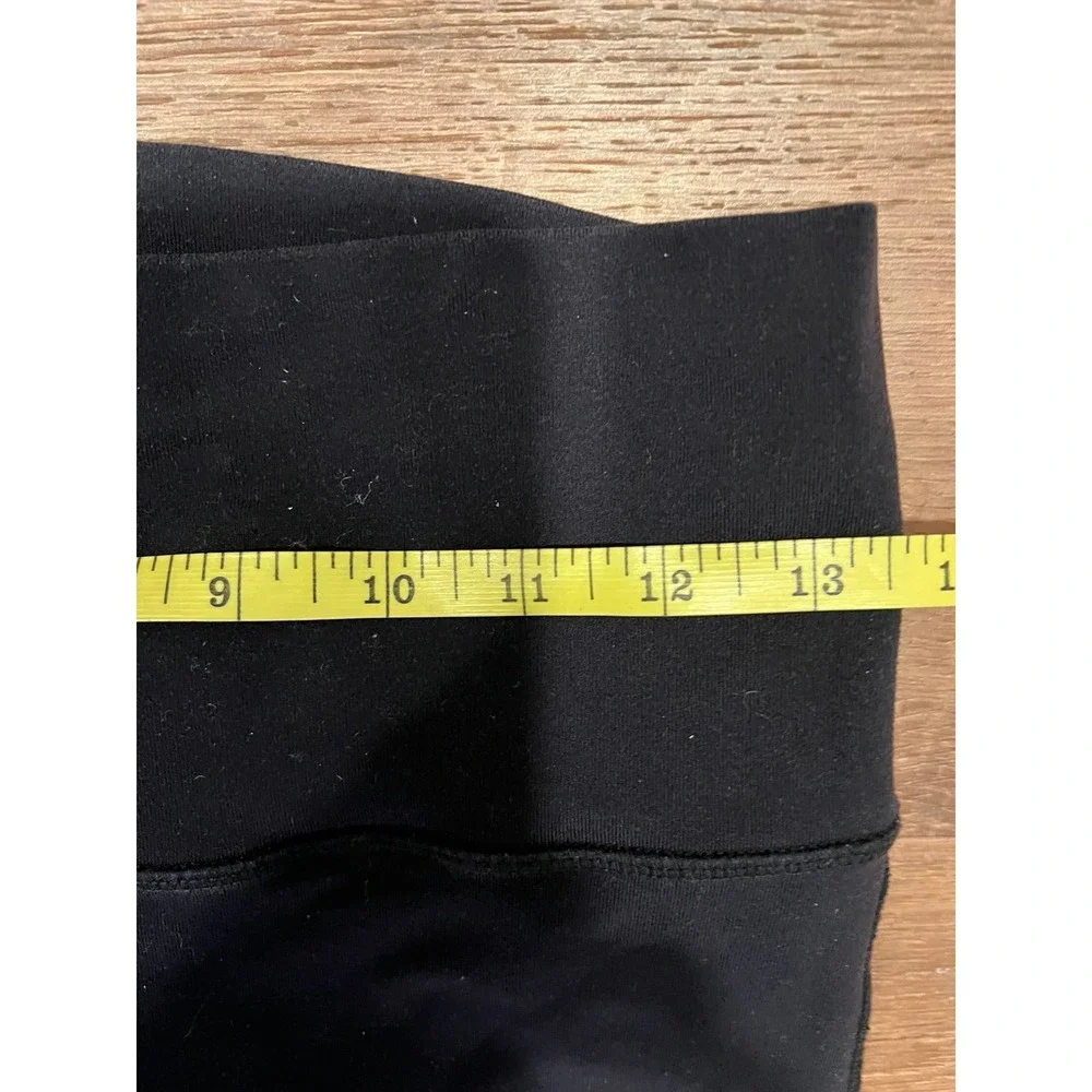 Alo Yoga Black High-Waist Moto Legging, no size tag